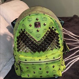 *SOLD MCM backpack (Lime Green)Sold (4-7-19) SOLD*